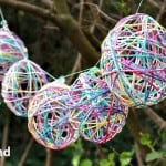 Easy Easter Garland Made with Yarn