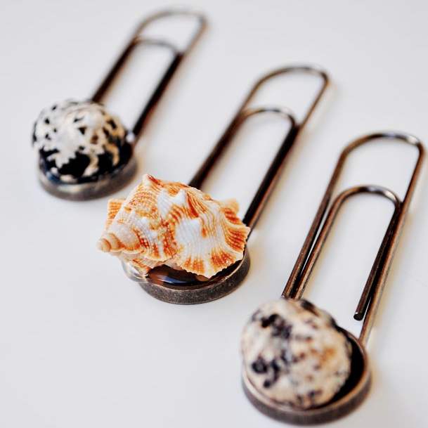Souvenir Seashell Paper Clips