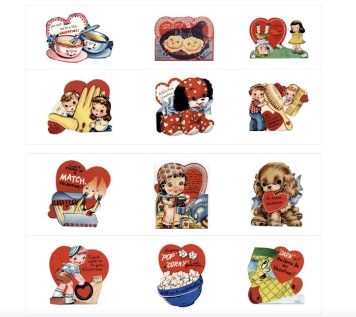 Free Vintage Kids Valentine Cards