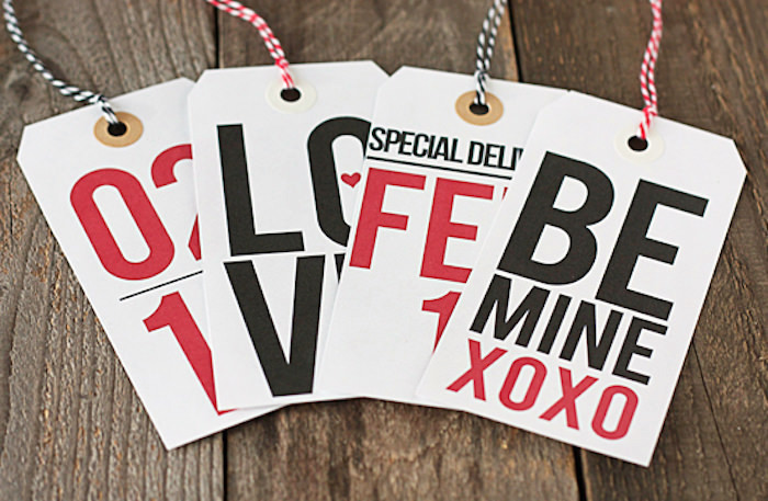 Printable Valentine Gift Tags