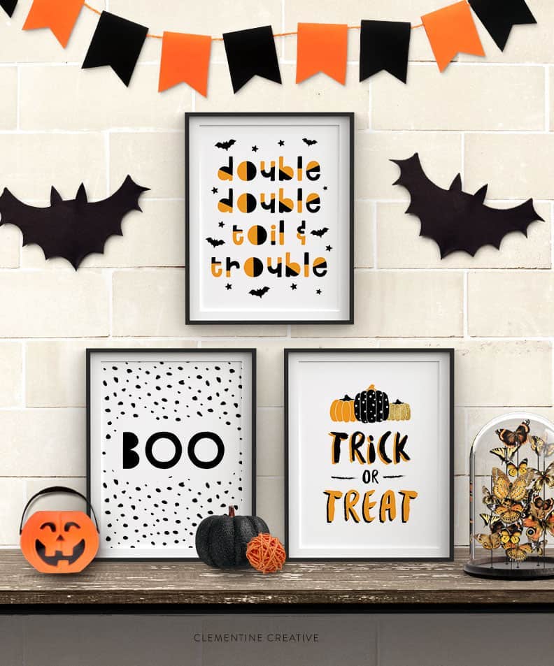 Free Printable Halloween Wall Art