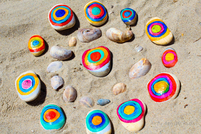 Kandinsky Inspired Rock Art