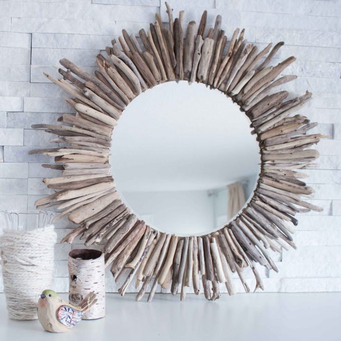 How to Make a DIY Driftwood Mirror